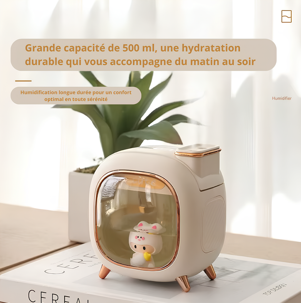 Humidificateur d'air silencieux